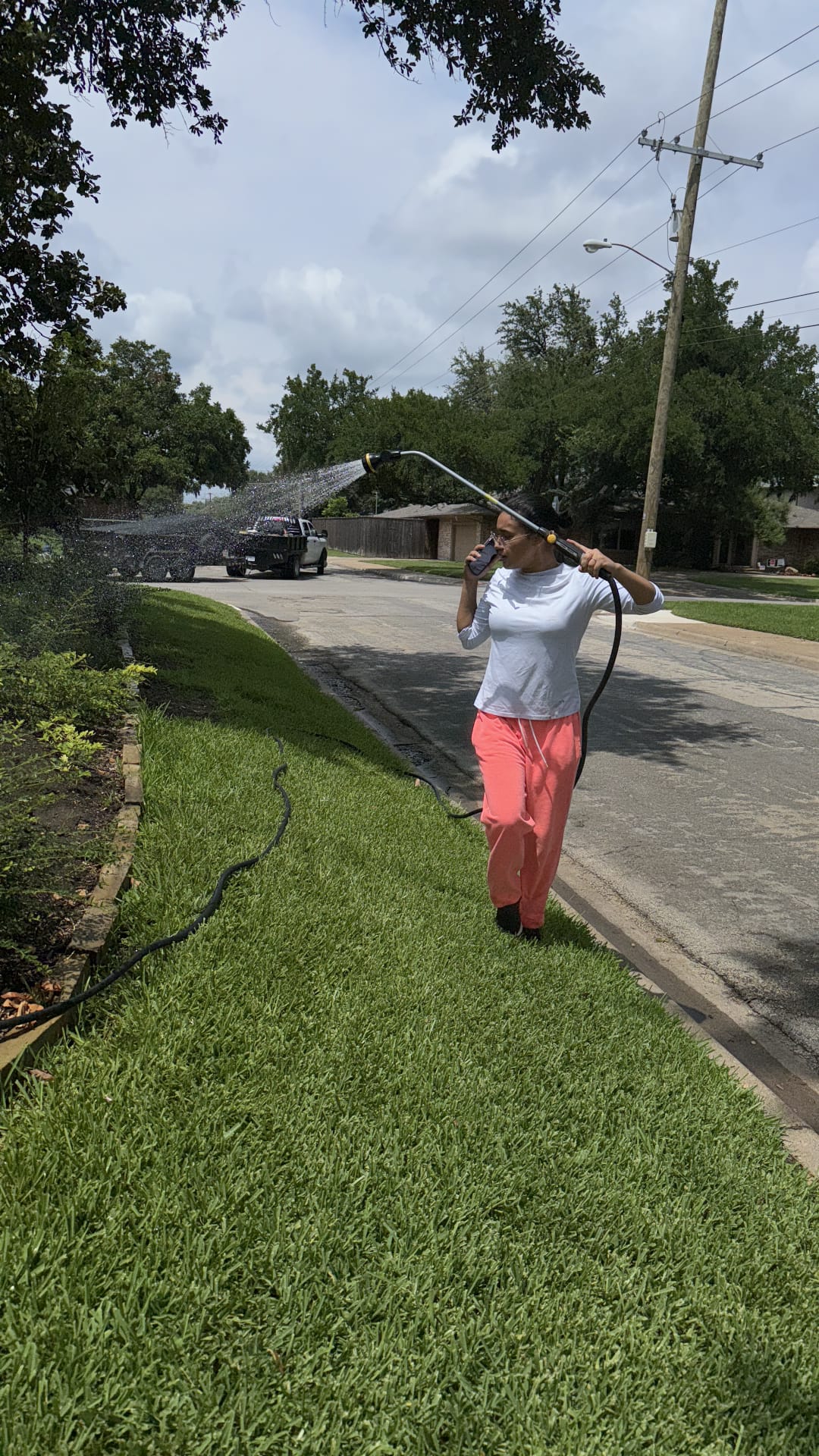 Lawn watering and irrigation